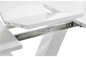 Бяла сгъваема маса за хранене Aaron, 140 x 90 cm - Støraa