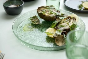 Зелена стъклена чиния за сервиране ø 30 cm Kusintha - Bitz