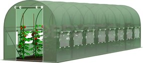 Качествен градински полиетиленов оранжерия 3 х 8 м