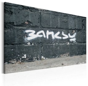 Печат върху платно - Banksy Signature 60x40