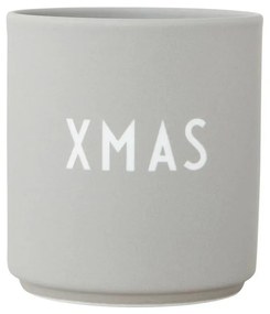 Сива чаша от имитиращ порцелан , 0,25 л Favourite - Design Letters