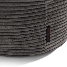 Тъмносив пуф от рипсено кадифе Sofa MooG – SLOWDOWN