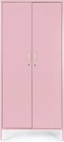 Светлорозово метално заключващ се шкафче 80x185x50 cm Cambridge – Yes Everyday