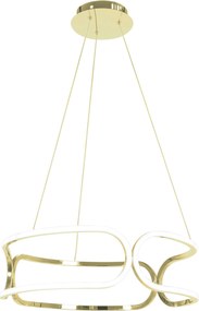 Кристален полилей LED APP791-CP TRIO GOLD