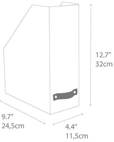 Картонен органайзер за документи Estelle - Bigso Box of Sweden