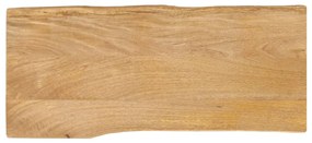 370730 vidaXL Плот за маса, 80x40x3,8 см, жив ръб, масивно дърво манго
