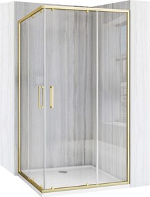 Душ кабина Rea City 80x100 Brush Gold