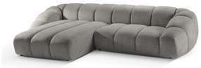 Светлосив ъглов диван (ляв ъгъл) Diana – Micadoni