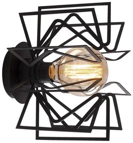 Черна стенна лампа Nemrut – Opviq lights