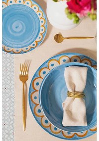 Светлосини порцеланови чинии в комплект от 6 бр. ø 27 cm Tangeri blue – Villa Altachiara