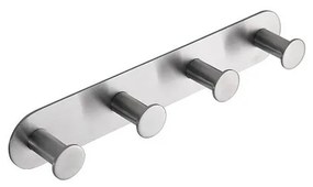 Закачалка от неръждаема стомана, 25,5 x 4,5 см — сребрист финиш