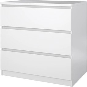 Бял скрин 77x76x50 cm Naia – Tvilum