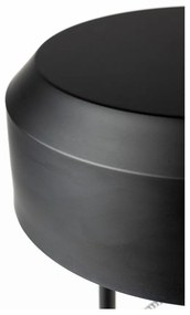 Черна подова лампа с метален абажур (височина 135 cm) Landon – White Label