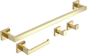 Комплект аксесоари за баня Rio Gold 4 части