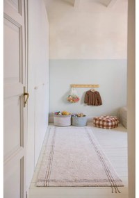 Кремава ръчно изработена памучна пътека подходяща за пране 80x230 cm Cuisine Natural – Lorena Canals