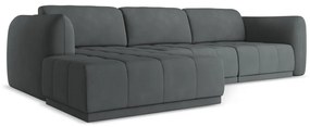 Тъмносив ъглов диван (ляв ъгъл) Hoku – Makamii