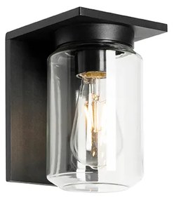 Модерна стенна лампа черна IP54 - Marshall