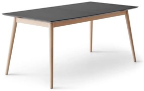 Сгъваема трапезна маса с черен плот 100x210 cm Meza – Hammel Furniture
