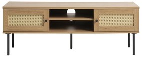 Маса за телевизор от декор от дъб в естествен цвят 120x43 cm Pensacola – Unique Furniture