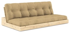 Разтегателен диван в цвят горчица 196 cm Base – Karup Design