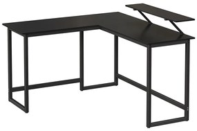 Ъглово писмено бюро SOLEA, черно