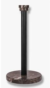 Тъмнокафява мраморна стойка за кухненски кърпи ø 12,5 cm Marble – Mette Ditmer Denmark