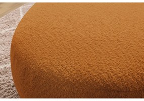 Табуретка от букле в цвят горчица Saint-Germain - Bobochic Paris