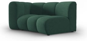 Зелен модул за диван (ляв ъгъл) Lupine - Micadoni Home