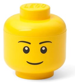 Жълта кутия за съхранение Boy, ø 10,6 cm - LEGO®