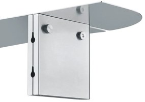 Стенен рафт от неръждаема стомана в матово сребрист цвят 80 cm Oru – Blomus