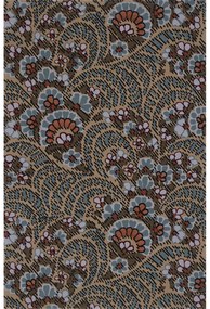 Кафяв вълнен килим 133x190 cm Paisley – Agnella