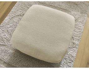 Бежова табуретка от прежда с примки от букле Leonore – Bobochic Paris