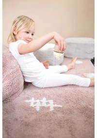 Розов ръчно изработен памучен детски килим подходящ за пране 140x200 cm Noah – Lorena Canals