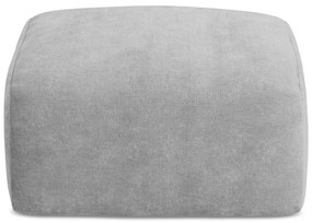 Светлосива шенилова табуретка Leila – Makamii