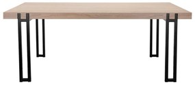 Трапезна маса с дъбов плот в естествен цвят 90x160 cm Azuma – Støraa