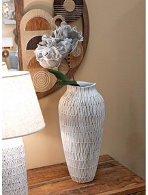 Бяла ваза от полирезин (височина 50 cm) Stiky – Mauro Ferretti