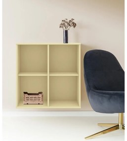 Светложълта висяща библиотека 70x70 cm Mistral – Hammel Furniture