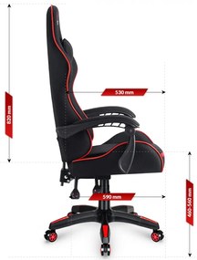 Геймърски стол HC-1008 Mesh Red