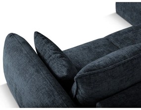 Тъмносин ъглов диван (ляв ъгъл) Matera - Cosmopolitan Design