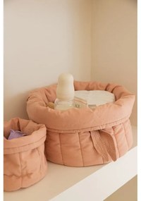 Светлорозови текстилни детски кутии за съхранение в комплект от 2 бр. ø 30x20 cm Bambie Vintage Nude – Lorena Canals