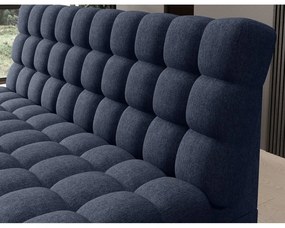 Син шенилов сгъваем/с място за съхранение диван 197 cm Clareta – ELTAP