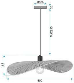 Пендел APP1826-1CP NATURE BLACK