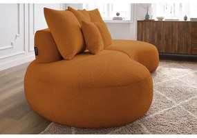 Диван от букле в цвят горчица 260 cm Saint-Germain - Bobochic Paris