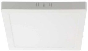 LED Плафониера LED/24W/230V 6500K 28,7x28,7 см бял