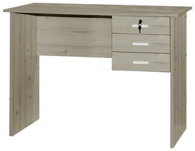 Work desk-chest of drawers Sophia pakoworld sonoma 116x57x72cm