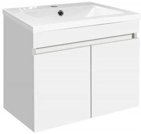 Конзолен PVC шкаф ICP 5082, Inter Ceramic, с умивалник, 50x39x45см