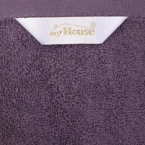 Тъмнолилава памучна кърпа 70x140 cm Darwin - My House