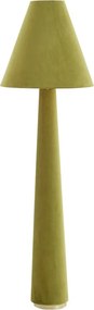 Зелена подова лампа с текстилен абажур (височина 168 cm) Devia – Light &amp; Living