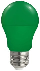 LED Крушка A50 E27/4,9W/230V зелена