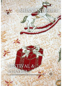 Зелена пътека с коледен мотив със смес от памук 80x200 cm Toy's Delight Green Christmas – Villeroy&amp;Boch